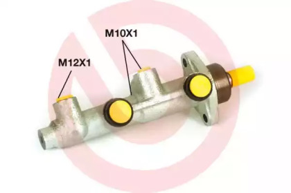 Цилиндр (BREMBO: M 59 018)