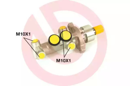 Цилиндр (BREMBO: M 61 012)