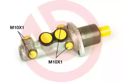 Цилиндр (BREMBO: M 61 020)