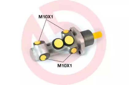 Цилиндр (BREMBO: M 61 023)