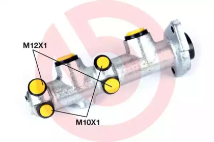 Цилиндр (BREMBO: M 61 078)