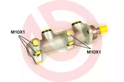 Цилиндр (BREMBO: M 68 031)