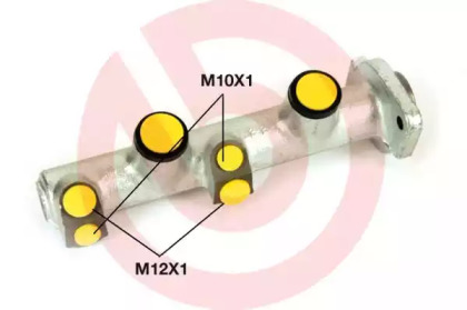 Цилиндр (BREMBO: M 68 033)