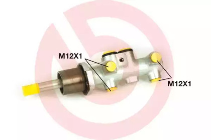 Цилиндр (BREMBO: M 85 039)