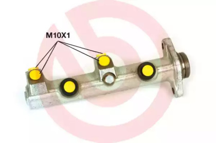 Цилиндр (BREMBO: M 85 071)