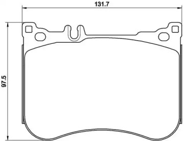 Комплект тормозных колодок (BREMBO: P 50 114)