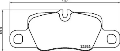 Комплект тормозных колодок (BREMBO: P 65 029)