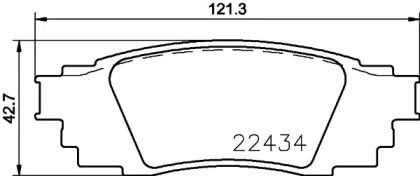 Комплект тормозных колодок (BREMBO: P 83 160)