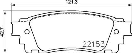 Комплект тормозных колодок (BREMBO: P 83 166)