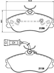 Комплект тормозных колодок (BREMBO: P 85 018)