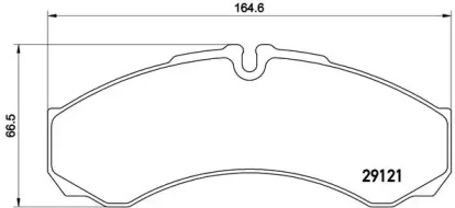 Комплект тормозных колодок (BREMBO: P A6 017)