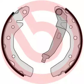 Комлект тормозных накладок (BREMBO: S 10 517)