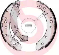 Комлект тормозных накладок (BREMBO: S 61 526)