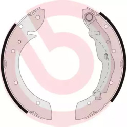 Комлект тормозных накладок (BREMBO: S 68 521)