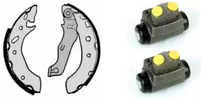 Комлект тормозных накладок (BREMBO: H 24 056)