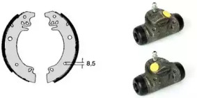 Комлект тормозных накладок (BREMBO: H 61 020)