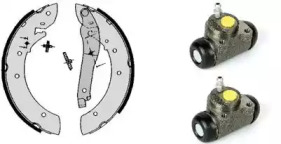 Комлект тормозных накладок (BREMBO: H 61 032)