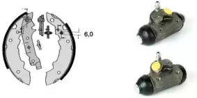 Комлект тормозных накладок (BREMBO: H 68 012)