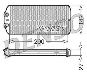 Теплообменник (DENSO: DRR07005)