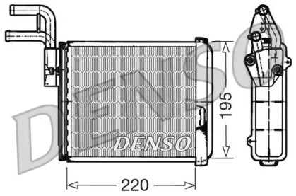 Теплообменник (DENSO: DRR09032)