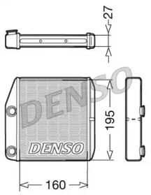 Теплообменник (DENSO: DRR09075)