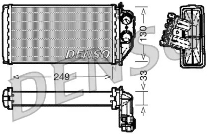 Теплообменник (DENSO: DRR21002)