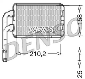 Теплообменник (DENSO: DRR23016)