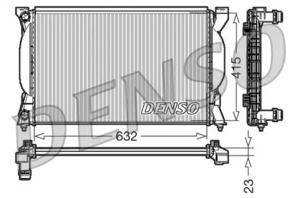 Теплообменник (DENSO: DRM02035)