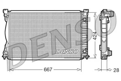 Теплообменник (DENSO: DRM02039)