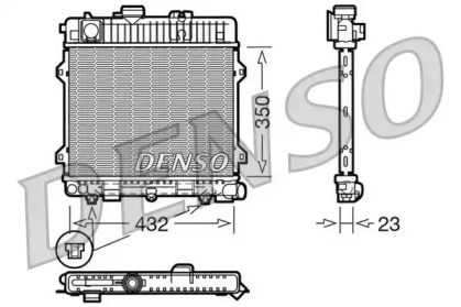 Теплообменник (DENSO: DRM05028)