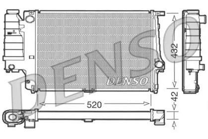 Теплообменник (DENSO: DRM05064)