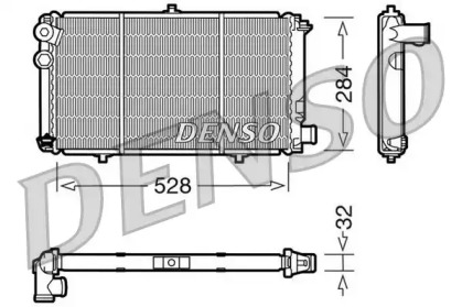 Теплообменник (DENSO: DRM07001)