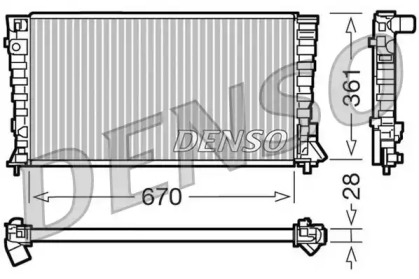 Теплообменник (DENSO: DRM07020)