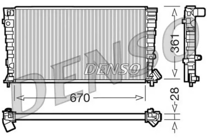 Теплообменник (DENSO: DRM07030)