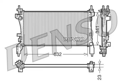 Теплообменник (DENSO: DRM07040)