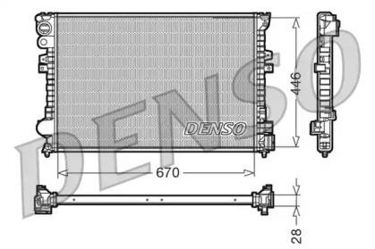 Теплообменник (DENSO: DRM07050)