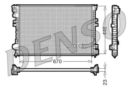 Теплообменник (DENSO: DRM07055)