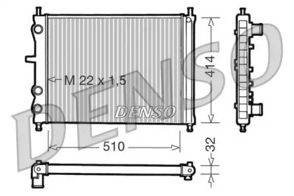 Теплообменник (DENSO: DRM09024)