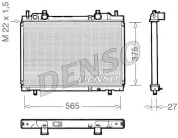 Теплообменник (DENSO: DRM09025)