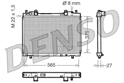 Теплообменник (DENSO: DRM09026)