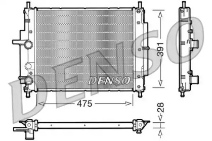 Теплообменник (DENSO: DRM09036)