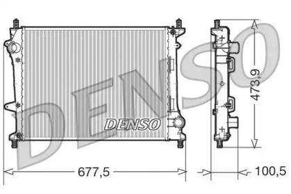 Теплообменник (DENSO: DRM09037)