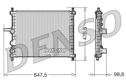 Теплообменник (DENSO: DRM09038)