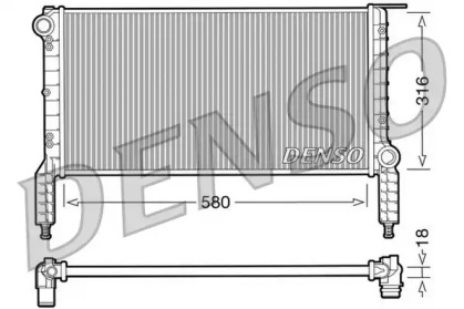 Теплообменник (DENSO: DRM09064)