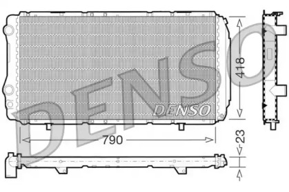 Теплообменник (DENSO: DRM09074)