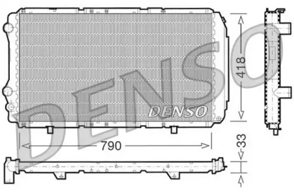 Теплообменник (DENSO: DRM09076)