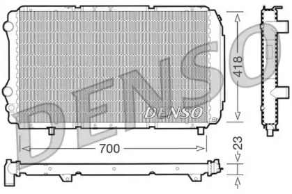 Теплообменник (DENSO: DRM09077)