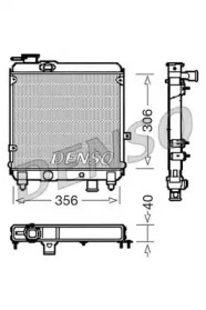 Теплообменник (DENSO: DRM09081)