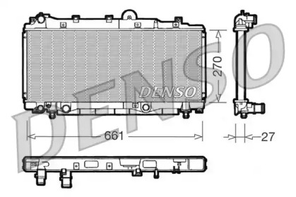 Теплообменник (DENSO: DRM09093)