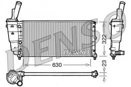 Теплообменник (DENSO: DRM09097)